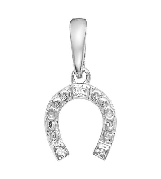 Кулон из белого золота Vesna jewelry 3457-251-01-00 с бриллиантами