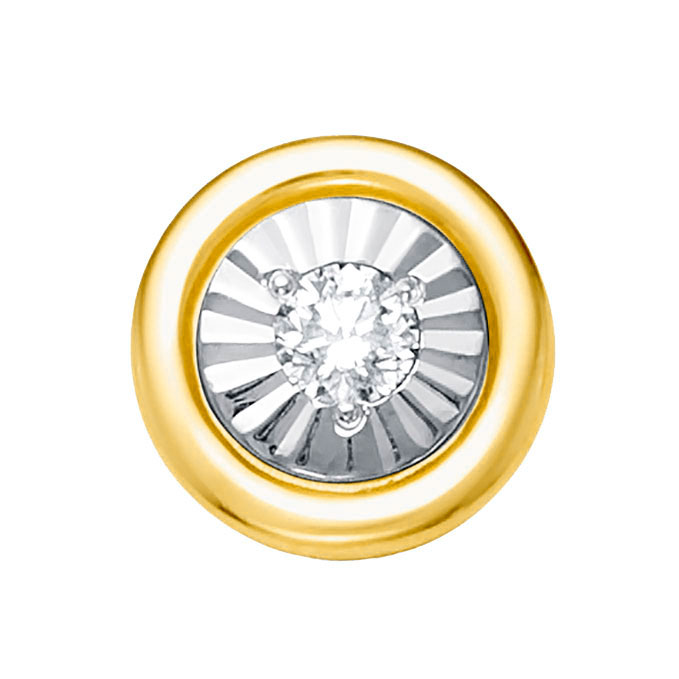 Золотой кулон Vesna jewelry 3759-351-00-00 с бриллиантом