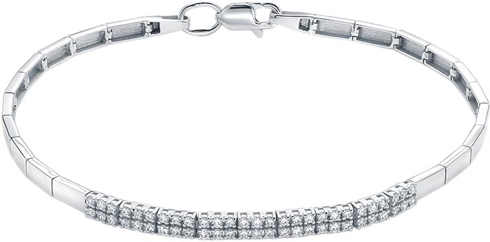 Браслет из белого золота Vesna jewelry 51060-251-00-00 с бриллиантами