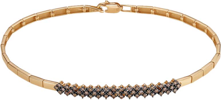 Золотой браслет Vesna jewelry 53435-157-09-00 c бриллиантом
