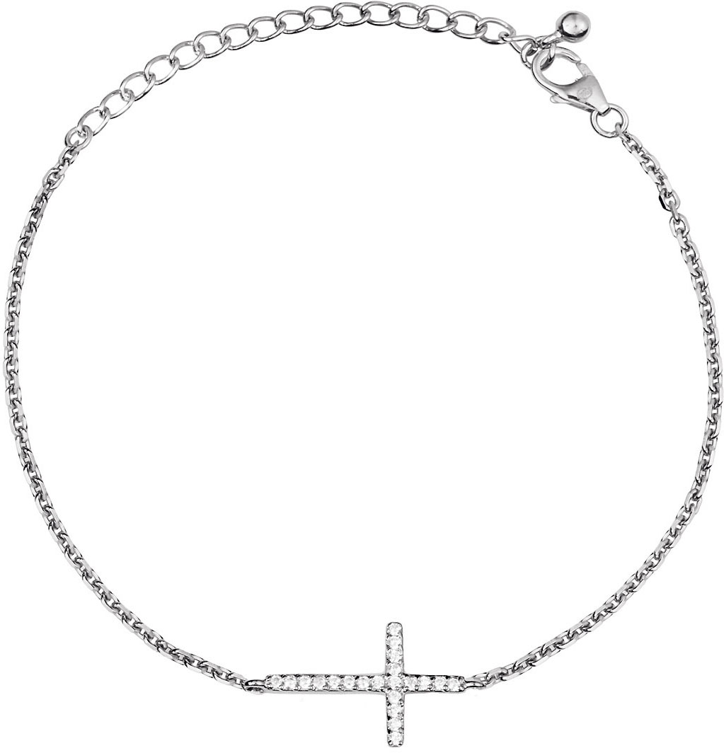 Серебряный браслет с подвеской WANNA?BE! B004-11 с кубическим цирконием