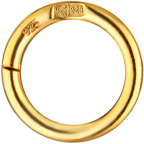 Серебряная серьга кольцо для пирсинга уха WANNA?BE! PA028-03