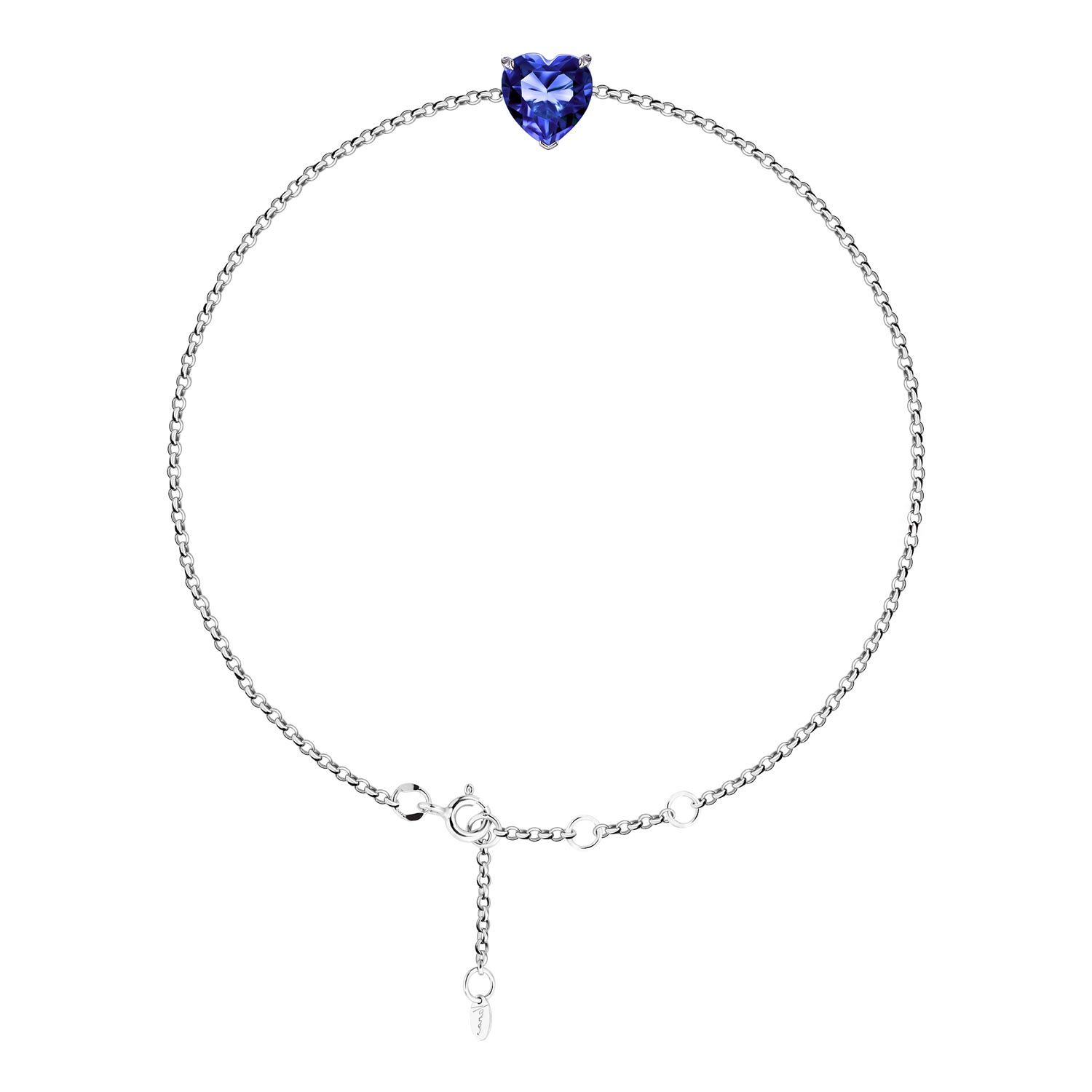      Yana Jewellery 109/09W-dark-blue-fianit  