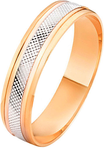 Золотое обручальное парное кольцо Yaselisa GR712k