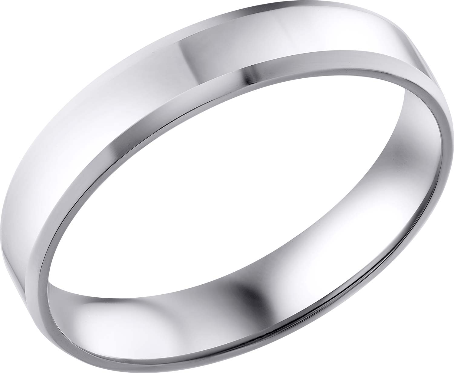 Платиновое обручальное парное кольцо Yaselisa PT-SKSH-4.5M