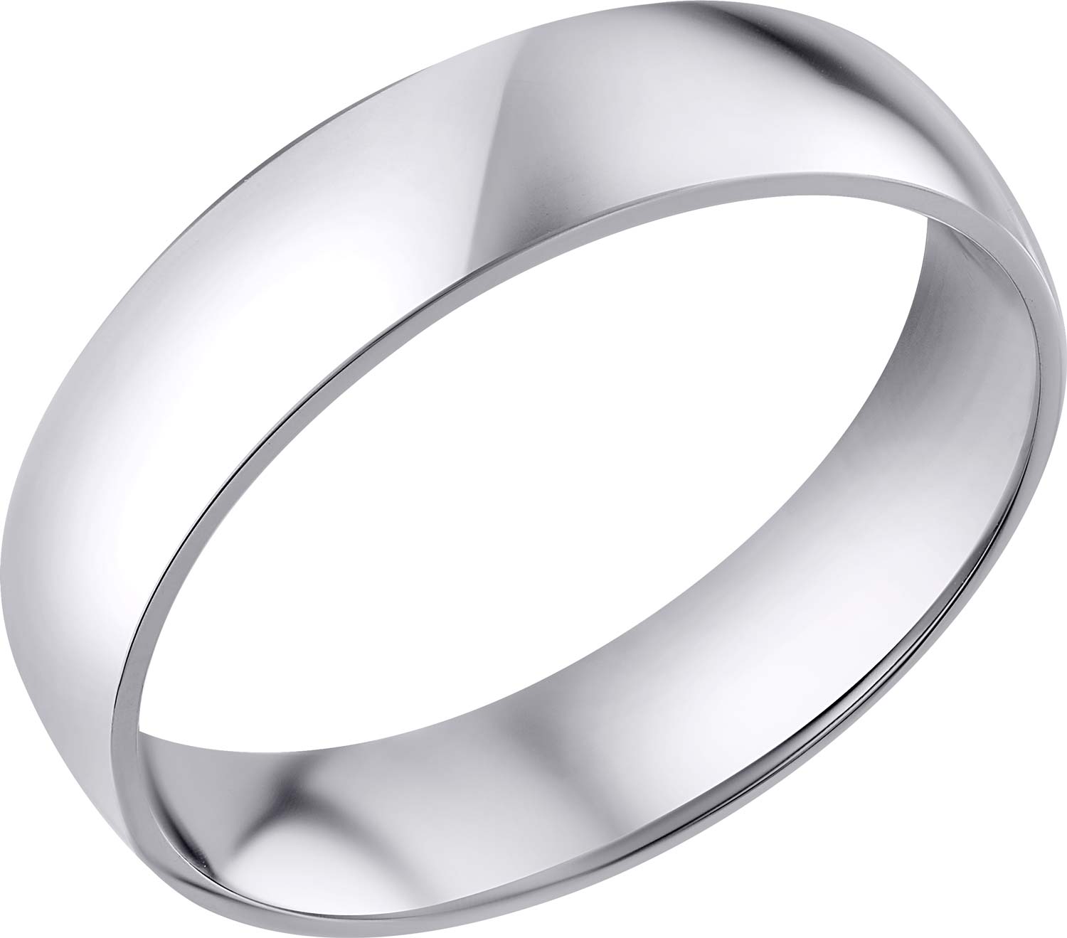 Платиновое обручальное парное кольцо Yaselisa PTKLS-5M