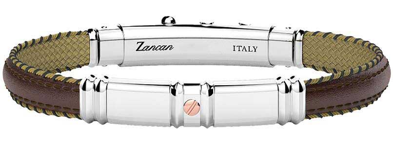 Мужской кожаный браслет Zancan ESB296R-MA-ucenka