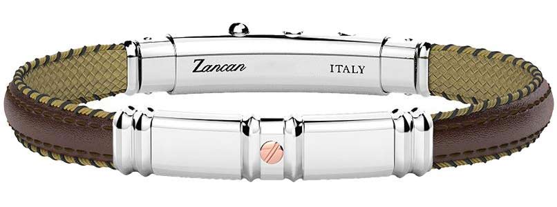 Мужской кожаный браслет Zancan ESB296R-MA