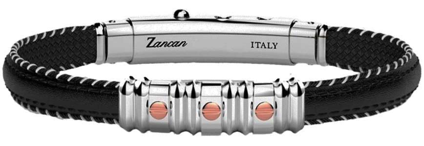 Мужской кожаный браслет Zancan ESB297R-NE