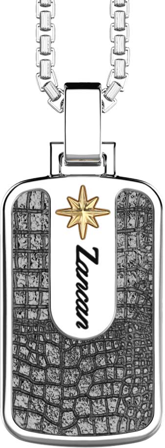 Мужская подвеска на цепочке ''Роза ветров'' Zancan EXC617