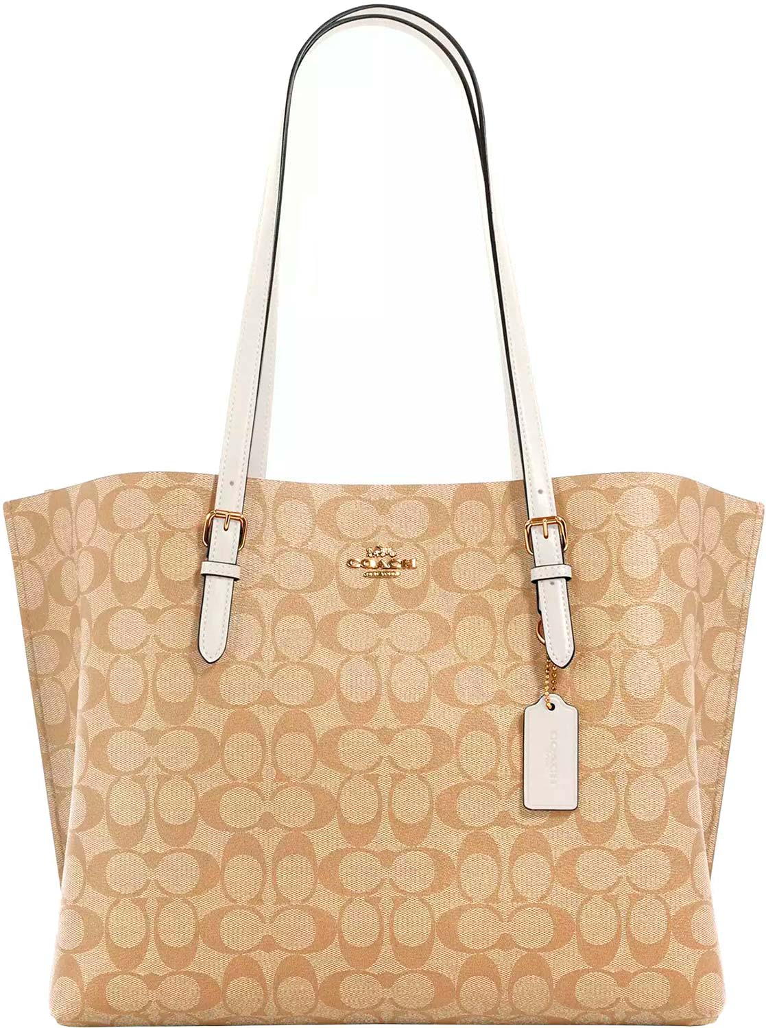 Женская сумка COACH 1665IMDQC-GOLD-LIGHT-KHAKI-CHALK