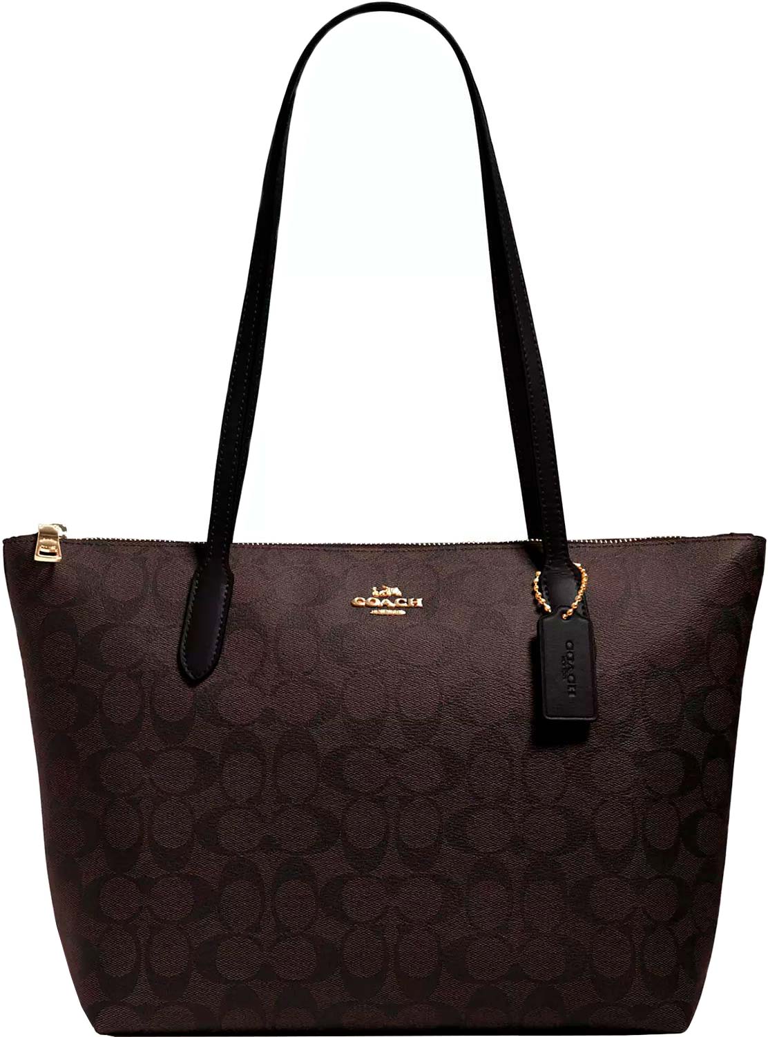 Женская сумка COACH 4455IMAA8-GOLD-BROWN-BLACK