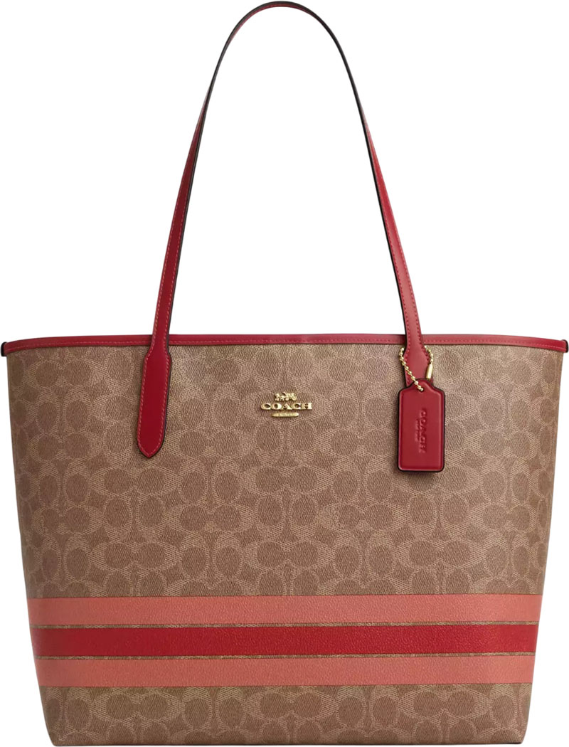 Женская сумка COACH CAL86IMTAM-TAN-MULTI