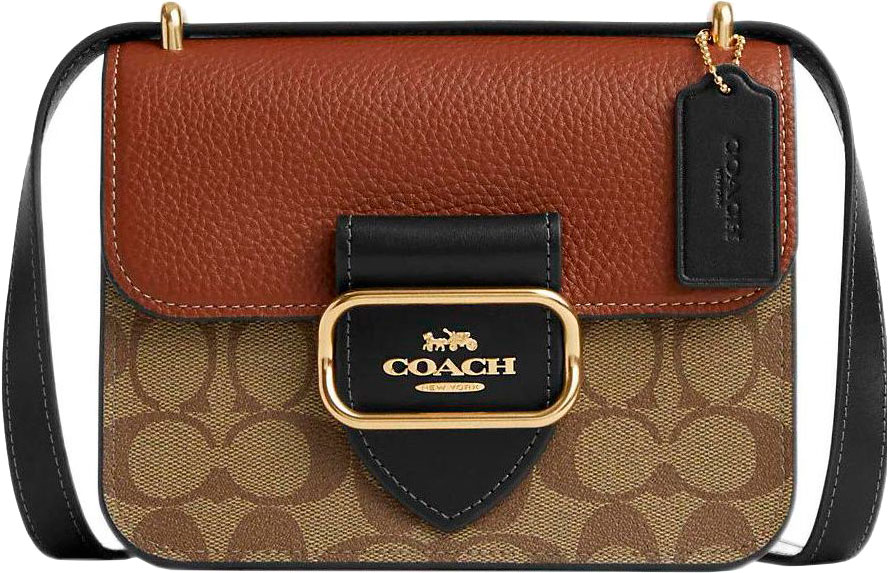 Женская сумка COACH CL462IME7V-GOLD-KHAKI-MULTI