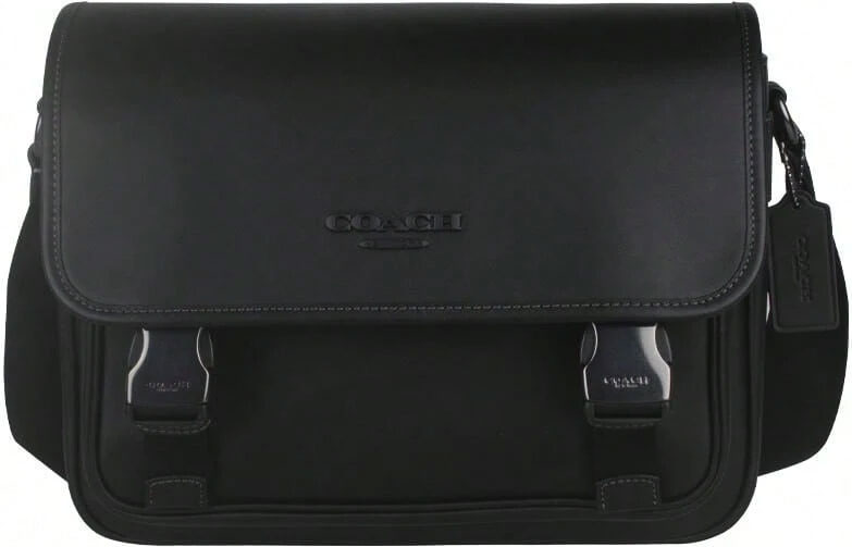 Мужская кожаная сумка COACH CU110QBBK-BLACK