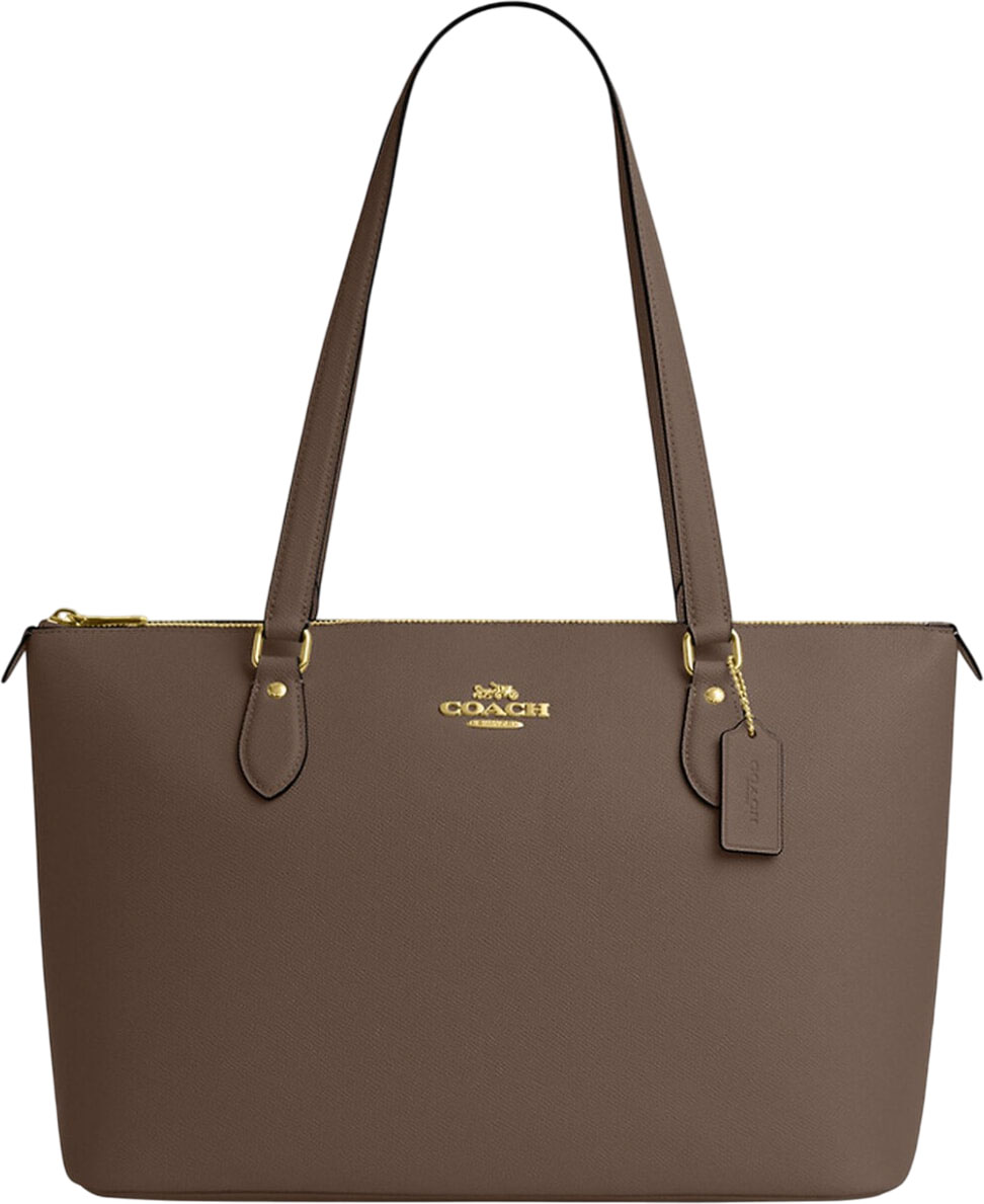 Женская кожаная сумка COACH CV402IMV2R-DARK-STONE