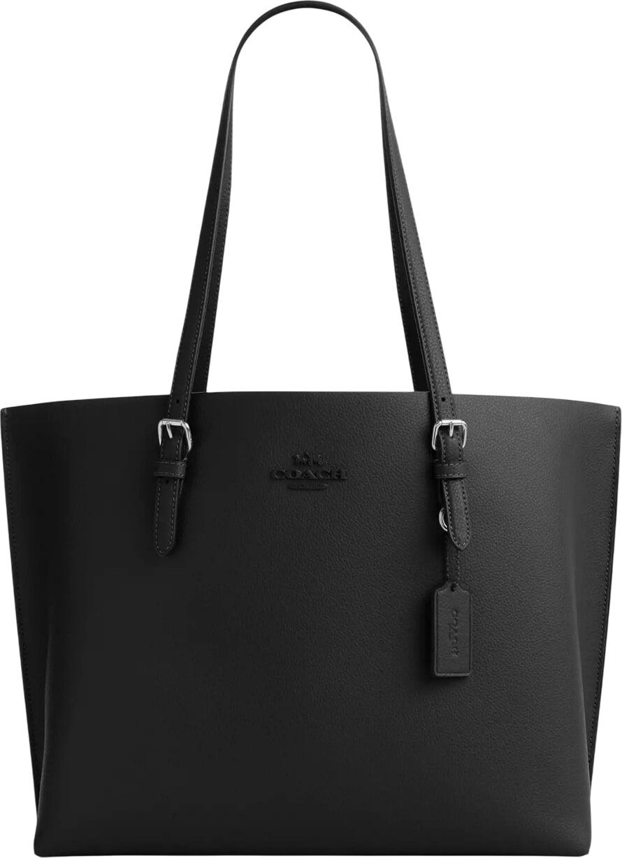 Женская кожаная сумка COACH CV968SVBK-BLACK