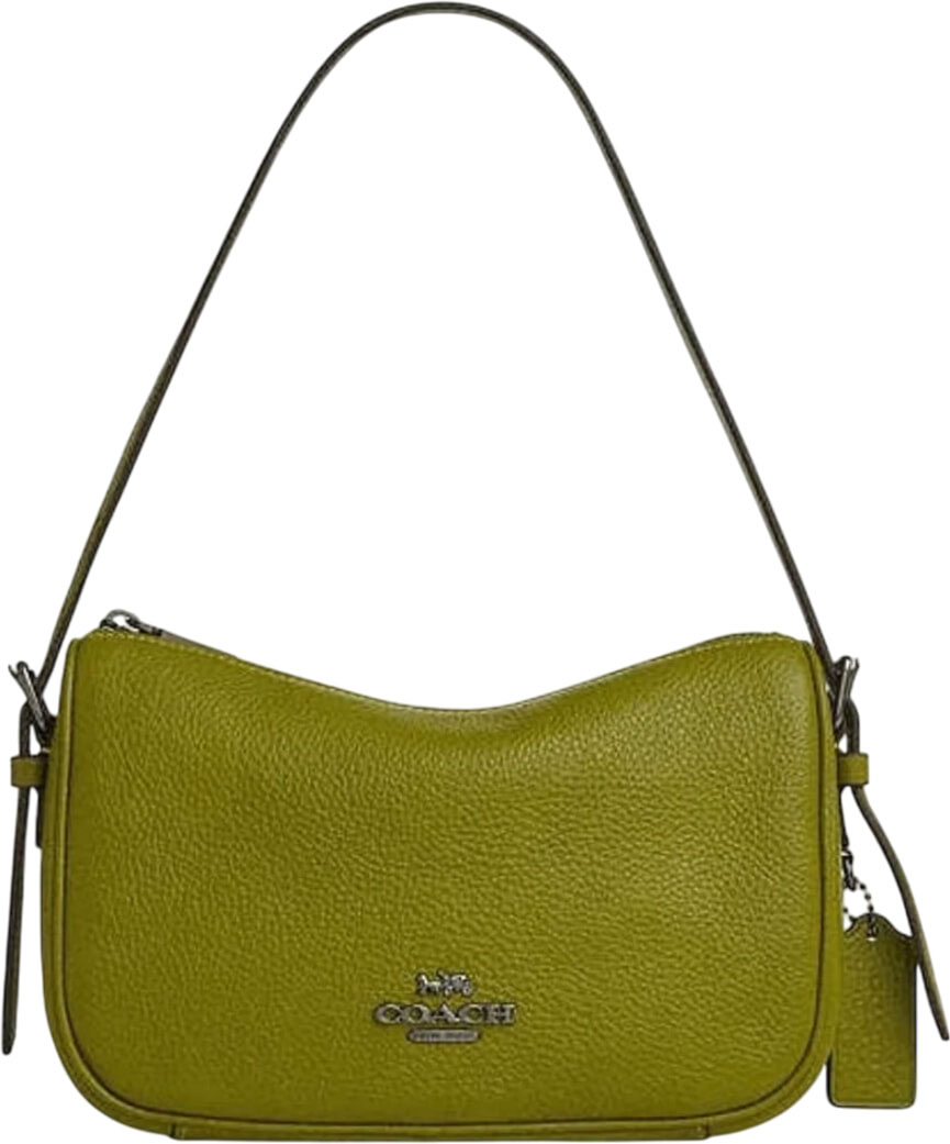 Женская кожаная сумка COACH CY707QBXUH-BRIGHT-OLIVE