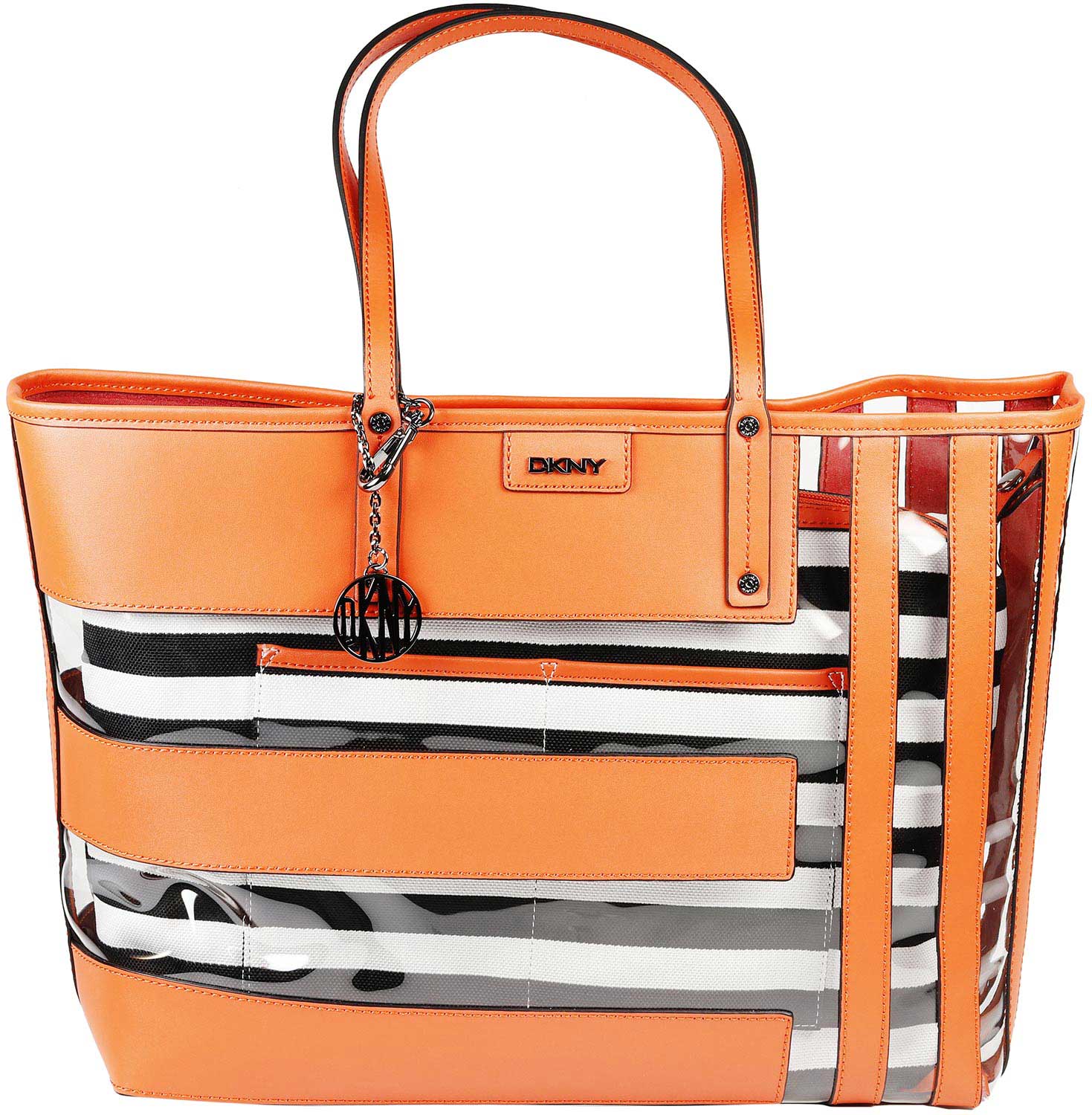 Женская кожаная сумка DKNY R2510301-ORANGE-ucenka