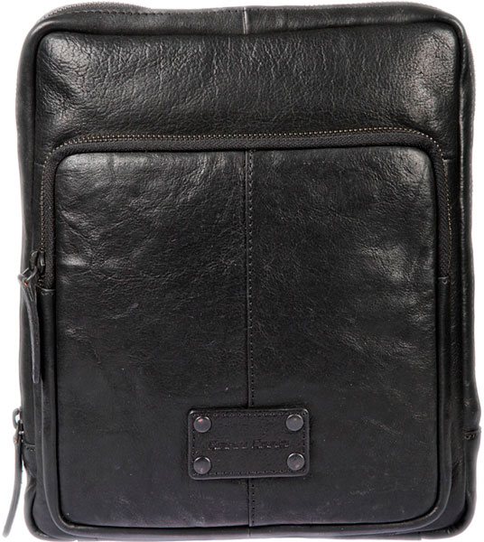 Мужская кожаная сумка Gianni Conti 1132314-black