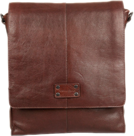 Мужская кожаная сумка Gianni Conti 1132318-dark-brown