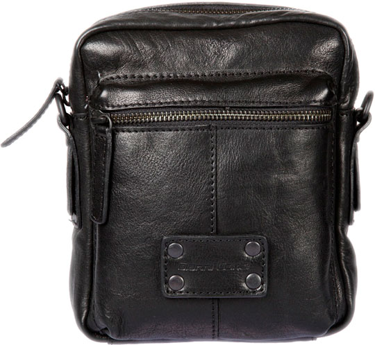 Мужская кожаная сумка Gianni Conti 1132345-black
