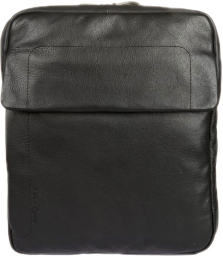 Мужская кожаная сумка Gianni Conti 1602332-black