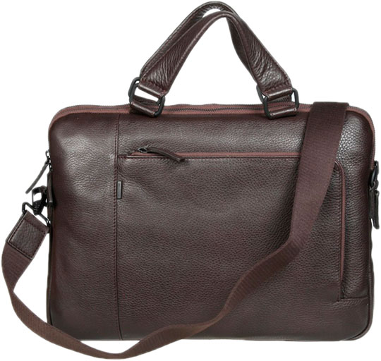 Мужская кожаная сумка Gianni Conti 1811342-dark-brown