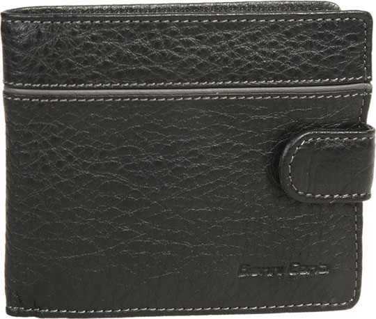 Мужской кожаный кошелек Gianni Conti 1817075-black