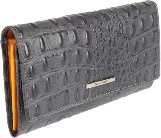 Женский кожаный кошелек Gianni Conti 1938254-grey-yellow