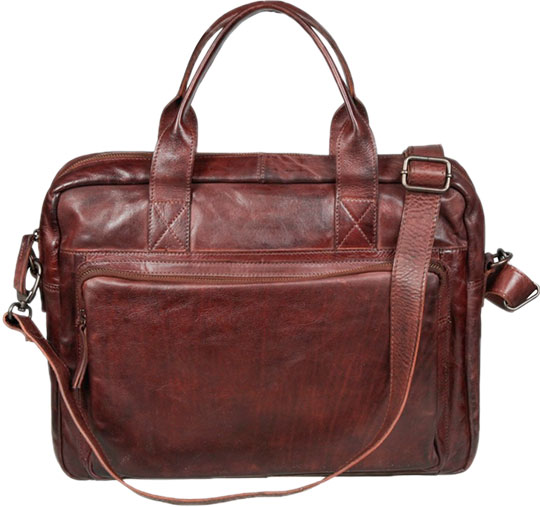 Мужская кожаная сумка Gianni Conti 4101266-brown