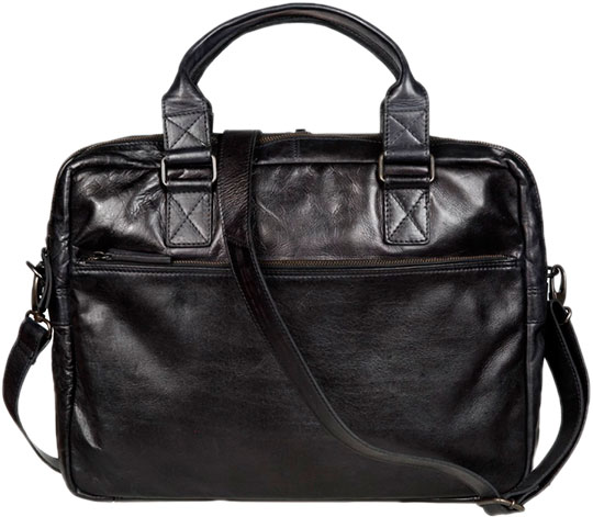 Мужская кожаная сумка Gianni Conti 4101283-black