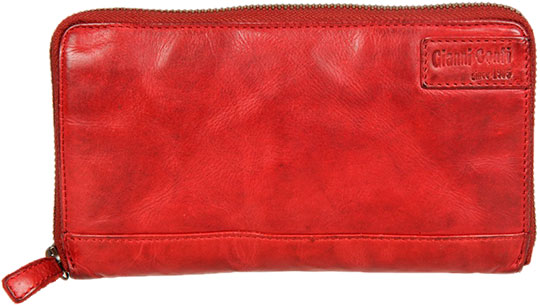 Женский кожаный кошелек Gianni Conti 4208106-red