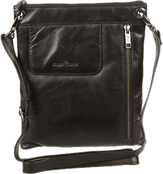 Мужская кожаная сумка Gianni Conti 706709-black
