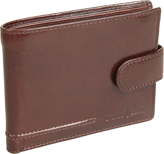 Мужское кожаное портмоне Gianni Conti 707461-brown