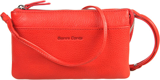 Женский кожаный клатч Gianni Conti 785522-coral