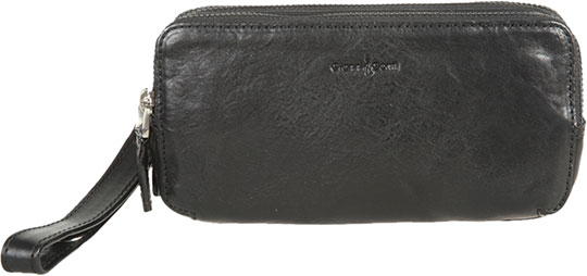 Кожаная мужская барсетка Gianni Conti 912200-black-ucenka