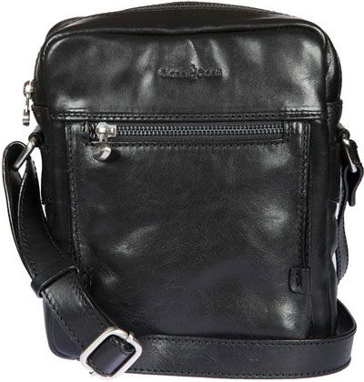 Мужская кожаная сумка Gianni Conti 912255-black