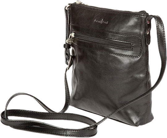 Мужская кожаная сумка Gianni Conti 914371-black