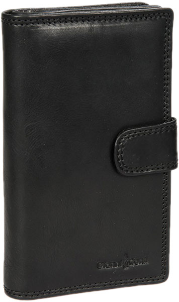 Мужской кожаный кошелек Gianni Conti 918084-black