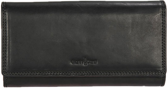 Мужской кожаный кошелек Gianni Conti 918144-black