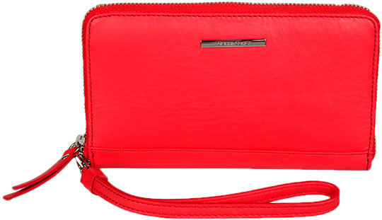 Женский кожаный кошелек Gianni Conti 9508206-red