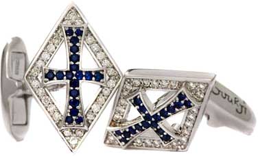 Золотые запонки Gourji 50505123