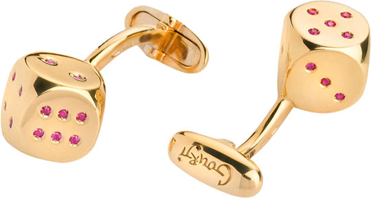 Серебряные запонки Gourji GS5440/1964