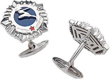 Серебряные запонки Gourji GS6392/1964