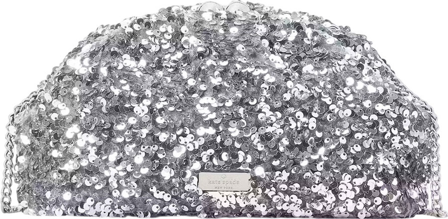 Женский клатч Kate Spade KS-K9355-SILVER