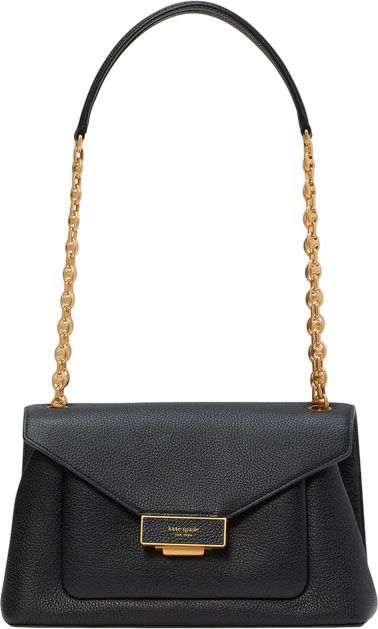 Женская кожаная сумка Kate Spade KS-K9916-BLACK