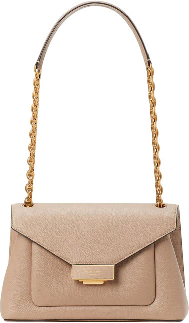 Женская кожаная сумка Kate Spade KS-K9916-KRAFT