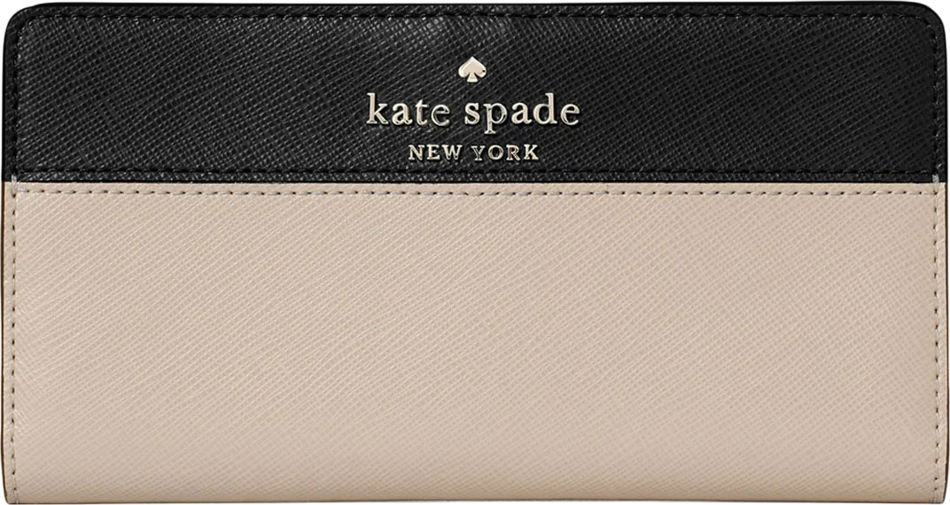 Женский кожаный кошелек Kate Spade KS-WLR00122-BEIGE