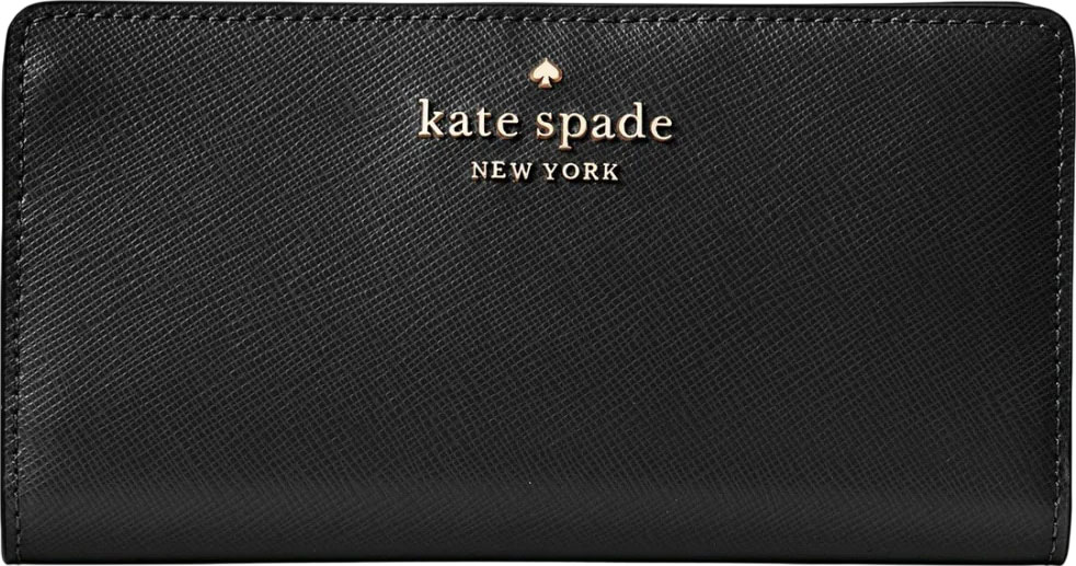 Женский кожаный кошелек Kate Spade KS-WLR00145-BLACK